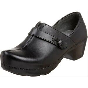 Dansko Solstice Leather Clog Shoe Professional Nurse Boho Comfort Scandi Girl